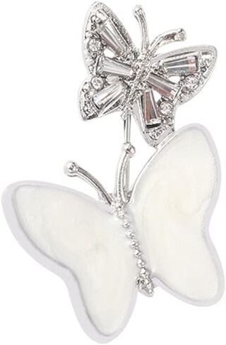 AFSJEEP Cartoon Animal Enamel Pin Beautiful Butterfly Metal Crystal Rhinestones Badge Brooch Fashion Temperament Clothes Bag Accessories Jewelry Women Gift, Metal, no gemstone in Kuwait