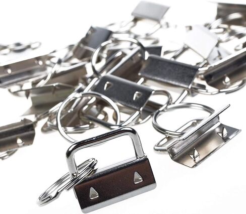 25sets 1 Inch Key Fob Hardware/Wristlet Sets with Key Ring in Saudi Arabia