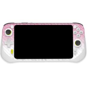 MightySkins Carbon Fiber Skin Compatible with Logitech G Cloud Gaming Handheld - Marble Glitz | Protective, Durable Textured Carbon Fiber Finish | Easy to Apply | Made in The USA