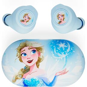 Disney Frozen Elsa and Anna Wireless Earbuds w/Charging Case - Bluetooth Headphones w/Built-in Mic Up to 30 Hrs Playtime- Gifts for Her, Boys, Women, Men, All Fans of Disney Frozen Stuff