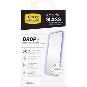 OtterBox - Amplify Glass Screen Protector for iPhone 14 Plus/13 Pro Max - Protects Against Drops & Scratches, Flawless Touch Response & Fingerprint Resistant