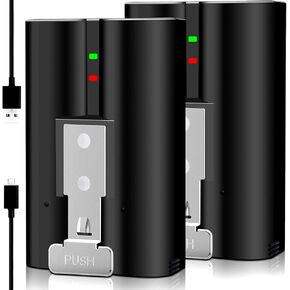 2PACK New V4 Battery for Ring-Doorbell-Camera 1/2/3/4/3+/3plus, Stick-Up Cam (2nd & 3rd Gen), Peephole/Spotlight Camera/Spotlight Cam Solar/Camera Indoor Outdoor 3.65V 6040mAh Rechargeable Battery