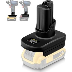 Adapter Converter for Bosch 12V, for Dewalt 20V&Milwaukee M18 Batteries Convert to for Bosch 12V and 10.8V Power Tools, Replace Professional 10.8V/12V System Battery GBA