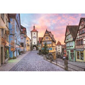 EOA 7(W) x5(H) FT Oktoberfest Bavarian Party Photograph Background German Town Street Backdrop Party Banner Studio Props