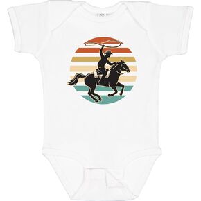 inktastic Rodeo Team Roping Cowboy Baby Bodysuit