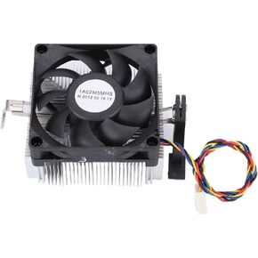 Hydraulic Bearing CPU Cooling Fan, Black CPU Cooler, Large Air Volume 12V CPU Fan, Excellent Heat Dissipation Performance for AM2 AM3 AM3+ FM1 FM2 FM2+