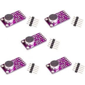 5 قطع MAX9814 وحدة مكبر صوت AGC للميكروفون عالي الأداء CMA-4544PF-W، MAX9814 مكبر صوت ميكروفون كهربائي مع تحكم تلقائي في الكسب لاردوينو in Kuwait