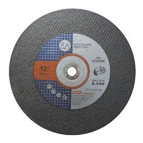 Benchmark Abrasives High Speed 12" x 1/8" (5/32") T1 Gas Saw Cut-Off Wheels for Cutting Ferrous Metals, Non-Ferrous Metals, Steel, Iron Pipe (10 Pack) - (1")