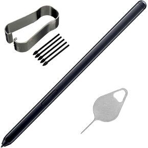 S21 Ultra 5G Pen S21U Stylus S Pen Replacement S21 Ultra S Pen with EJ-PG998 Pen Tips Nibs Tweezer for Samsung Galaxy S21 Ultra 6.8" G998U G998B G998U1 G998W and Sim Card Opening Needle Repair Part