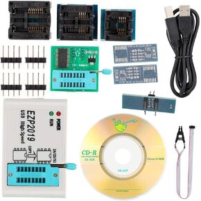 EZP2019 High Speed USB SPI Programmer with 4 Tested Base Support for Block 24 EEPROM, for 25 Flash 93 EEPROM, etc.