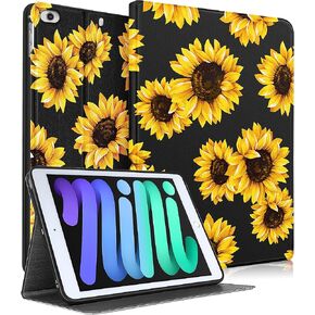 for Apple iPad Mini 5/4/3/2/1 Case for iPad Mini 5th/4th/3rd/2nd/1st Generation Case Kids Cute Kawaii Folio Women Teen Girls Girly Flower Design Cover for iPad Mini 7.9 Inch Case