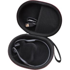 LTGEM Hard Case for Bone Conduction Headphones Compatible with SHOKZ, CXK, BAICLUD, TOZO, DEMICEA, Wildhorn Outfitters, Tayogo, LOBKIN Open Ear Bone Conduction Headphones -Black (Only Case)