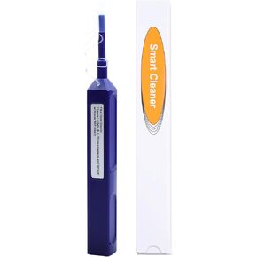 FTTH Optical Fiber Pen Tool 2.5mm LC MU 1.25mm SC FC ST LC Connector Fiber Optic Cleaning Box - 500+ Cleans