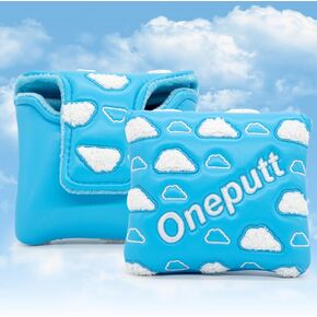 Golf Mallet Headcover Golf Club Head Covers with Strong Magnetic Headcovers Fits Most Mallet Putters, Scotty Cameron, Taylormade, Odyssey, Titleist, Ping, Callaway Mallet Putter Head Cover