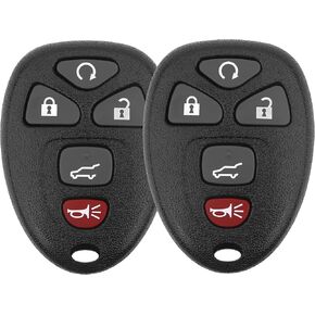 Key Fob Replacement for 07-14 Chevy Suburban Tahoe/ 09-17 Traverse/ 07-14 GMC Yukon/ 08-17 Acadia Buick Enclave/ 07-13 Escalade Car Keyless Entry Remote Control,OUC60270 OUC60221,2Pcs