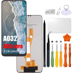 Replacement for Samsung Galaxy A03 Core LCD Screen for Samsung A032 A032F A032F/DS A032M Touch Screen Digitizer Assembly LCD Display with Repair kit