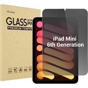 ProCase for iPad Mini 6 8.3 2021 Privacy Screen Protector, Anti-Spy Tempered Glass Film Guard for Mini 6th A2567 A2568 A2569