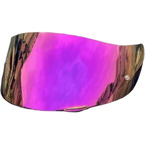 K1 Face Shield Uv-protected For AGV K1, K1S, K3SV, K5, K5S Helmet Shield Visor Windshield (Revo Pink Gold-day use only)