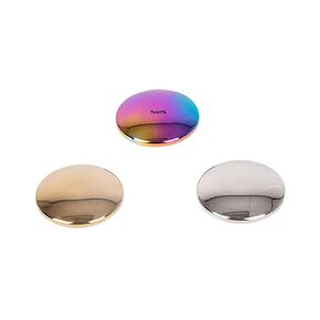 TickiT Sensory Reflective Sound Buttons - Set of 3 - Safe for All Ages - Mirrored Disks for Babies and Toddlers - Sensory Stacking Toy