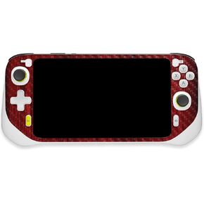 MightySkins Carbon Fiber Skin Compatible with Logitech G Cloud Gaming Handheld - Cherry Grain | Protective, Durable Textured Carbon Fiber Finish | Easy to Apply | Made in The USA
