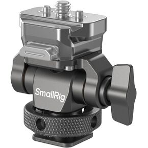 SmallRig HawkLock H21 Quick Release Monitor Mount with Cold Shoe Mount, Swivel and Tilt Adjustable Monitor Holder with 1/4"- 20 Screw, Dual Anti-Twist Design, for Ninja V and V+ Monitors - 4888
