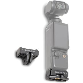 Pocket 3 Mount Tripod Adapter for DJI Osmo Pocket 3 Aluminum Alloy Quick Release Mount Accessories
