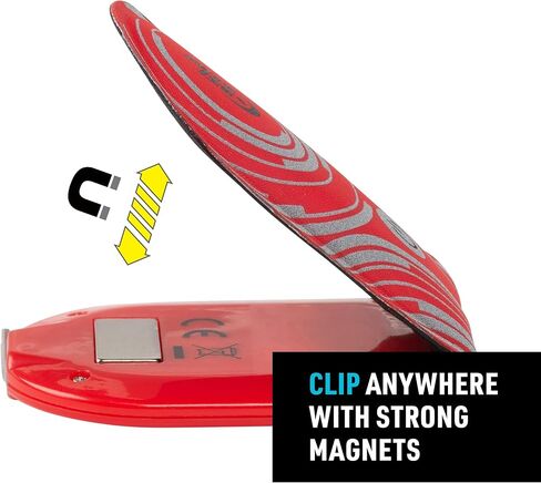 Nite Ize TGLR-33-R3 TagLit Rechargeable Magnetic LED Marker Safety Light, One Size, Yellow in Kuwait