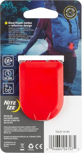 Nite Ize TGLR-33-R3 TagLit Rechargeable Magnetic LED Marker Safety Light, One Size, Yellow in Kuwait