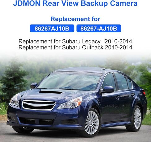JDMON Backup Camera Replacement for Subaru Legacy Outback 2010 2011 2012 2013 2014 Reverse Rear Park Assist Camera Replacement for 86267AJ10B 86267-AJ10B in Saudi Arabia