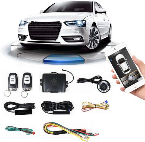 PKE Universal Car Remote Engine Start One Key Engine Start Keyless Entry for Car Key or App Control Thanksgiving in Saudi Arabia