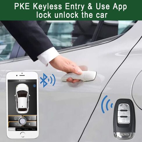 PKE Universal Car Remote Engine Start One Key Engine Start Keyless Entry for Car Key or App Control Thanksgiving in Saudi Arabia