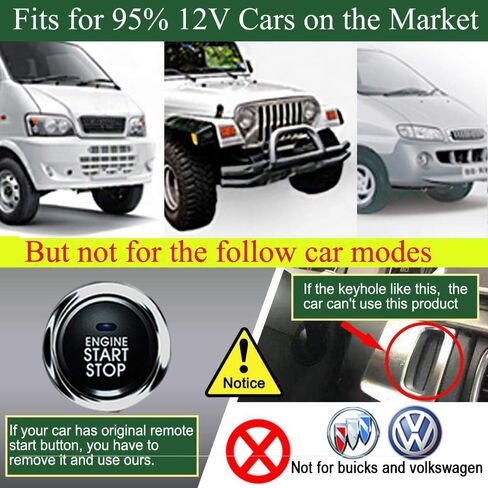 PKE Universal Car Remote Engine Start One Key Engine Start Keyless Entry for Car Key or App Control Thanksgiving in Saudi Arabia