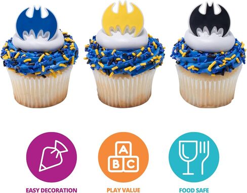 مجموعة DecoPac Batman™ Into Action DecoSet® وغطاء كعكة باتمان وباتموبيل وصور باتمان المكونة من 3 قطع in Saudi Arabia