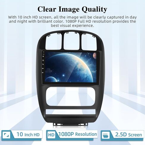 [2+64G] Car Radio for Chrysler Town & Country Dodge Grand Caravan 2001-2007 - Wireless Carplay and Android Auto - 10.1 Inch Touchscreen Android Stereo - Multiple UI/GPS/WiFi + AHD Backup Camera in Saudi Arabia