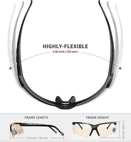 Shooting Glasses Hunting Safety Glasses Eye Protection for Shooting Range Lenses are produced by Carl Zeiss Vision Sunlens-Black in Saudi Arabia