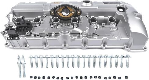 11127552281 N52 Engine Valve Cover with Oil Cap & Gaskets & Bolts Replacement for 2007-2013 BMW N52 E70 E82 E85 E90 E91 Z4 X3 X5 128i 328i 528i GELUOXI in Saudi Arabia