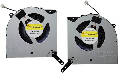 New CPU and GPU Cooling Fan for Lenovo R9000P Y9000P IAH7H 2022 I7-12700H RTX3070 DFSCL12E16486Q FPLB DFSCL12E06486Q FPLA DC12V 1A Fan in Saudi Arabia