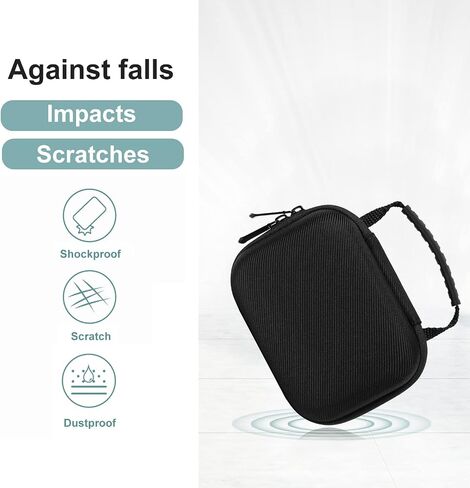 MOSISO Camera Case Compatible with Ossyl/VETEK/VJIANGER/SuperiorTek/LUCKYCAM/WIKICO 4K Digital Vlogging Cameras for Youtube, Shockproof Protective Storage Bag with Handle, Black in Saudi Arabia