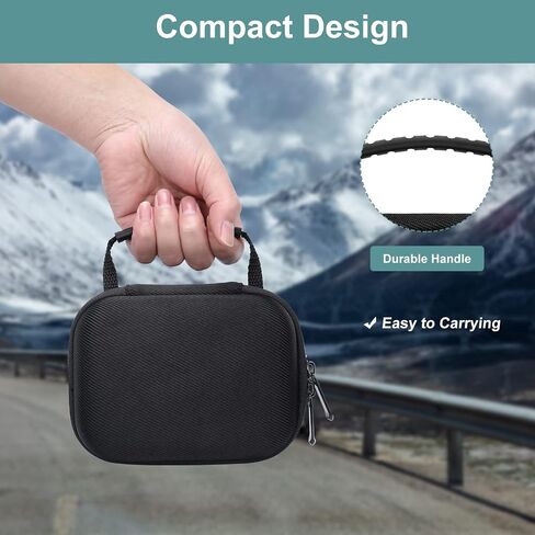 MOSISO Camera Case Compatible with Ossyl/VETEK/VJIANGER/SuperiorTek/LUCKYCAM/WIKICO 4K Digital Vlogging Cameras for Youtube, Shockproof Protective Storage Bag with Handle, Black in Saudi Arabia
