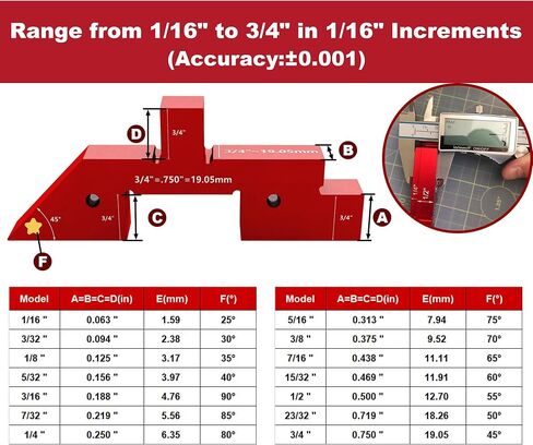 8 Pcs Router Table Setup Bars, Precision Setup Blocks Height Gauge Set and Angle Woodworking Set Up for Router Table Saw Accessories and 7" Rafter Square, Aluminum in Saudi Arabia