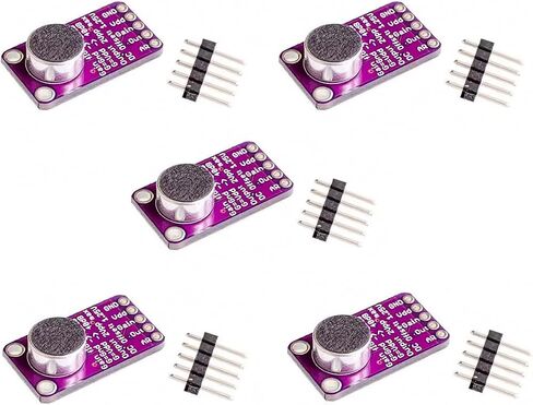 5 قطع MAX9814 وحدة مكبر صوت AGC للميكروفون عالي الأداء CMA-4544PF-W، MAX9814 مكبر صوت ميكروفون كهربائي مع تحكم تلقائي في الكسب لاردوينو in Kuwait