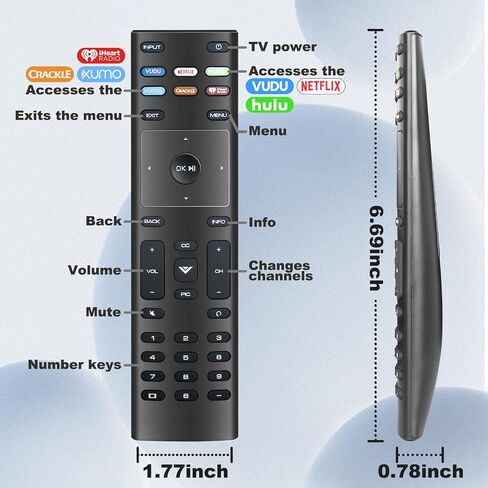 XRT136 Remote Control Compatible with Vizio TV D40f-G9 D50x-G9 D24h-G9 in Saudi Arabia