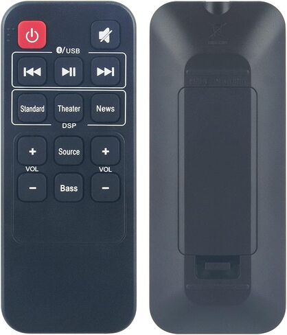 جديد RMT-HSB318 RMTHSB318 استبدال جهاز التحكم عن بعد مناسب لنظام المسرح المنزلي Insignia Soundbar NS-HSB318 NSHSB318 in Saudi Arabia