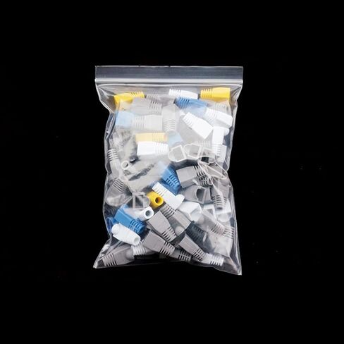 lasenersm 50 قطعة شبكة إيثرنت RJ45 كابل موصل غطاء شبكة كريستال غطاء حماية الرأس الأحذية غطاء رأس كريستال غمد (متعدد الألوان) in Saudi Arabia