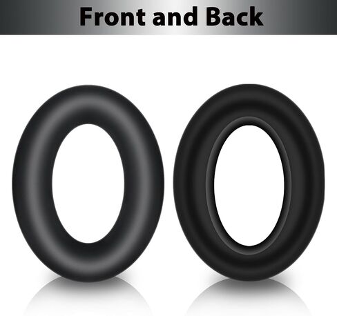 Adhiper Silicone Ear Pads Cover Protector for Sony WH-CH720N Headphone Cushions,Sweat-Proof and Washable Ear Cushions Cover for Sony WH-CH720N/710N/700N Headphone(Black) in Saudi Arabia