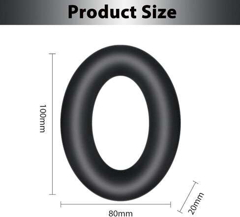 Adhiper Silicone Ear Pads Cover Protector for Sony WH-CH720N Headphone Cushions,Sweat-Proof and Washable Ear Cushions Cover for Sony WH-CH720N/710N/700N Headphone(Black) in Saudi Arabia