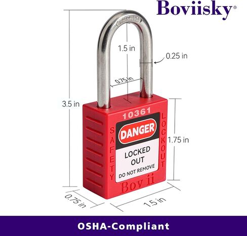 Loto Locks -2 Yellow Lockout Lock，Keyed Different, 2 Keys Per Lock, OSHA Compliant Lockout Lagout Lock. in Saudi Arabia