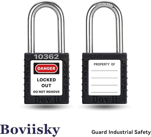 أقفال Loto -2 قفل أصفر، مفتاحان مختلفان، مفتاحان لكل قفل، قفل Lagout متوافق مع OSHA. in Kuwait