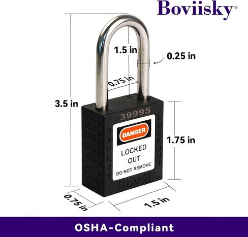 أقفال Loto -2 قفل أصفر، مفتاحان مختلفان، مفتاحان لكل قفل، قفل Lagout متوافق مع OSHA. in Kuwait