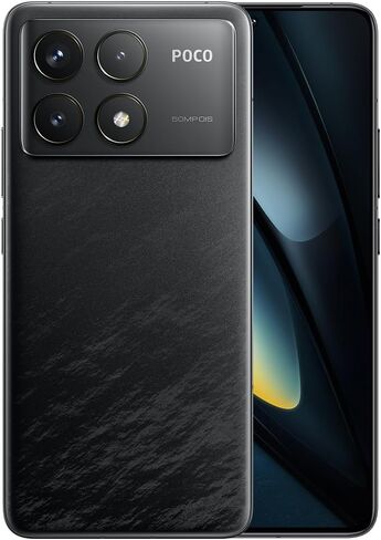 Xiaomi Poco F6 PRO 5G + 4G LTE 256GB + 12GB إصدار عالمي مفتوح 6.67 بوصة 120 هرتز 50 ميجابكسل كاميرا ثلاثية (Tmobile Mint Tello & Global) + (مع حزمة Fast Car 51W) (أسود (ROM عالمي)) in Saudi Arabia